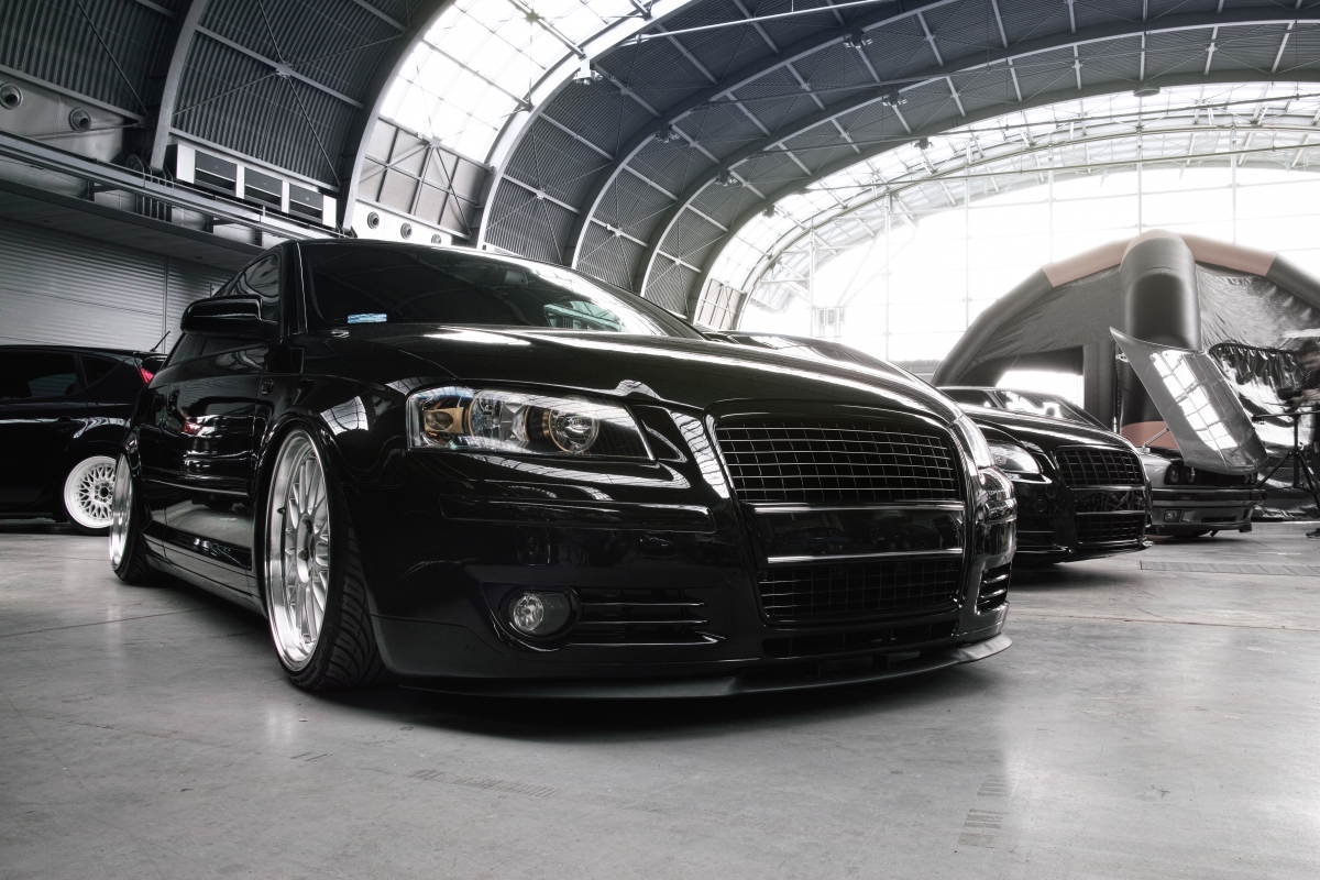 Brand New Audi in a Hanger