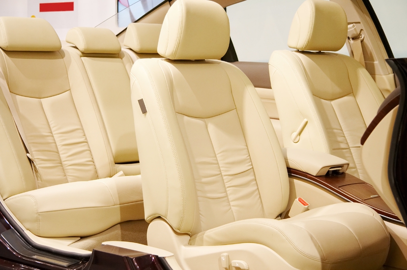 Light Tan Leather Car Interior