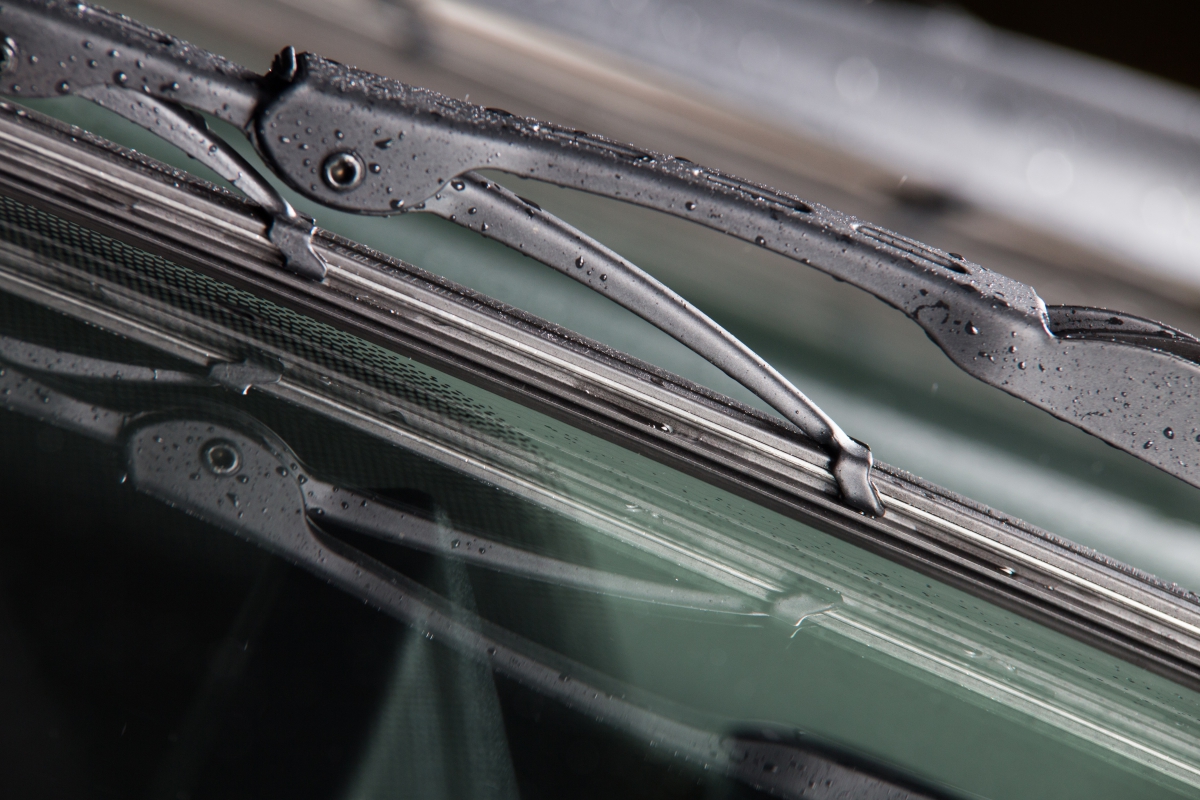 Windshield Wiper Closeup