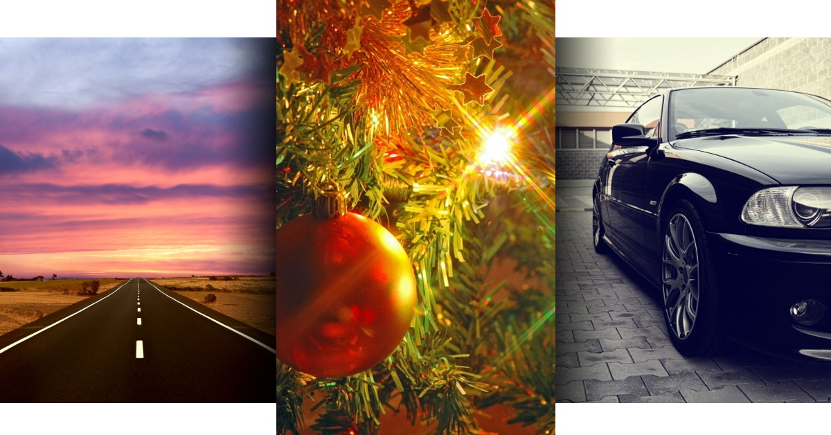 Holiday Driving Triptych