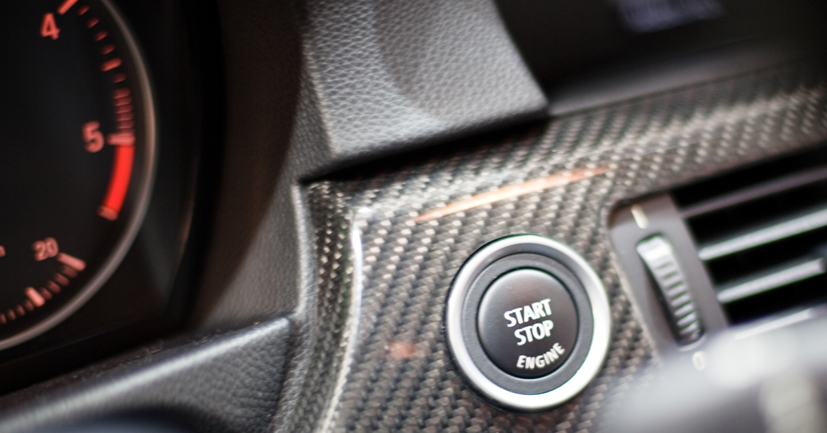 Ignition Button on Dashboard