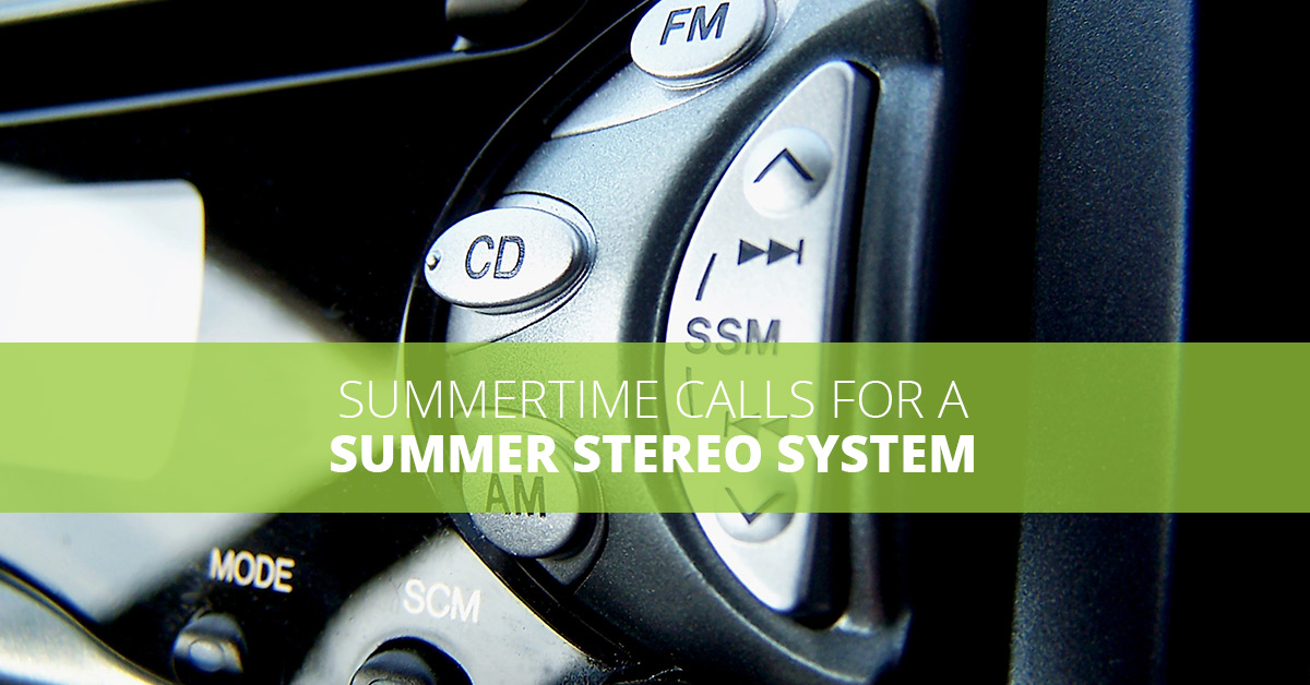 Summer Stereo System Banner