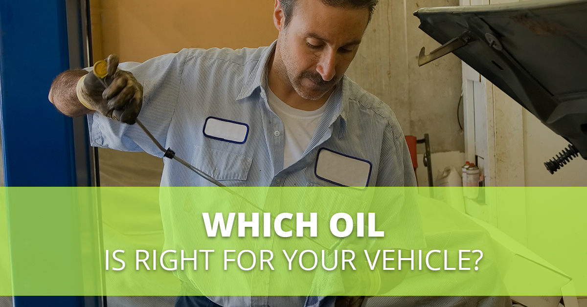 Which Oil Is Right for Your Vehicle