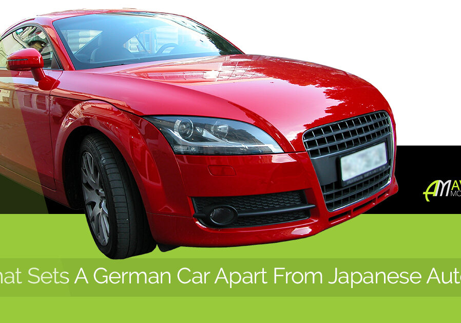 German Car Vs. Japanese Banner