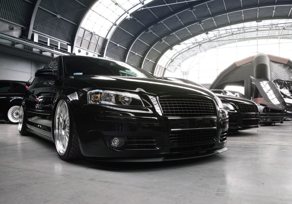 Brand New Audi in a Hanger