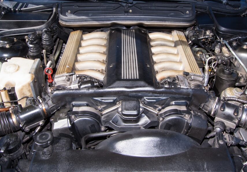 Engine Block in a BMW