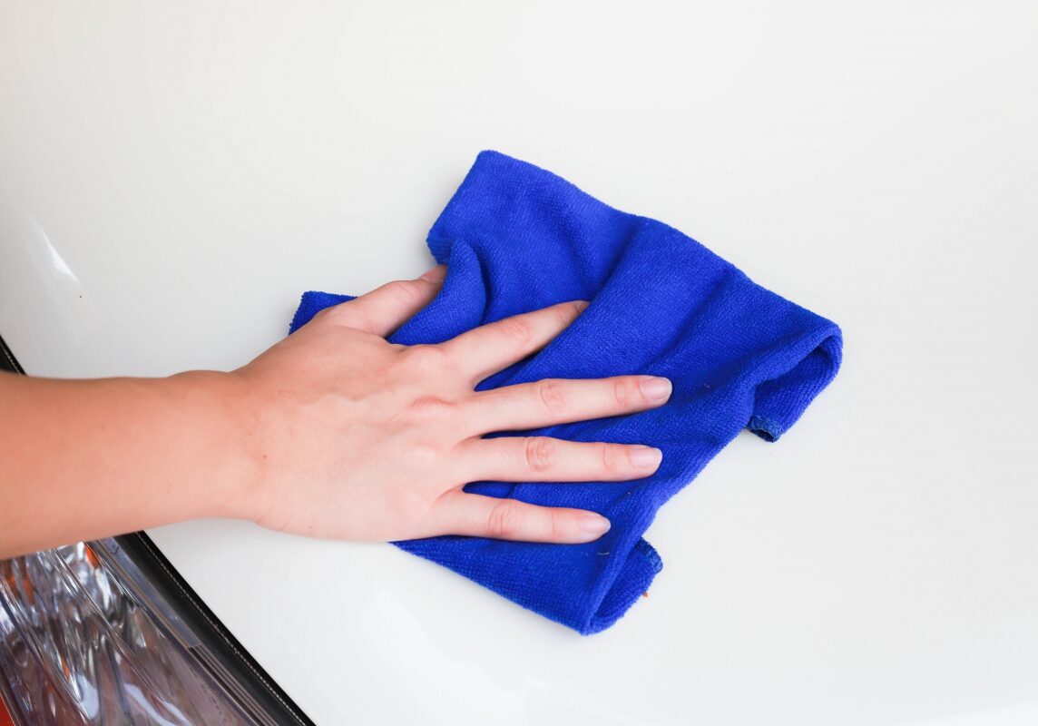 Using a Shammy on a Car Hood