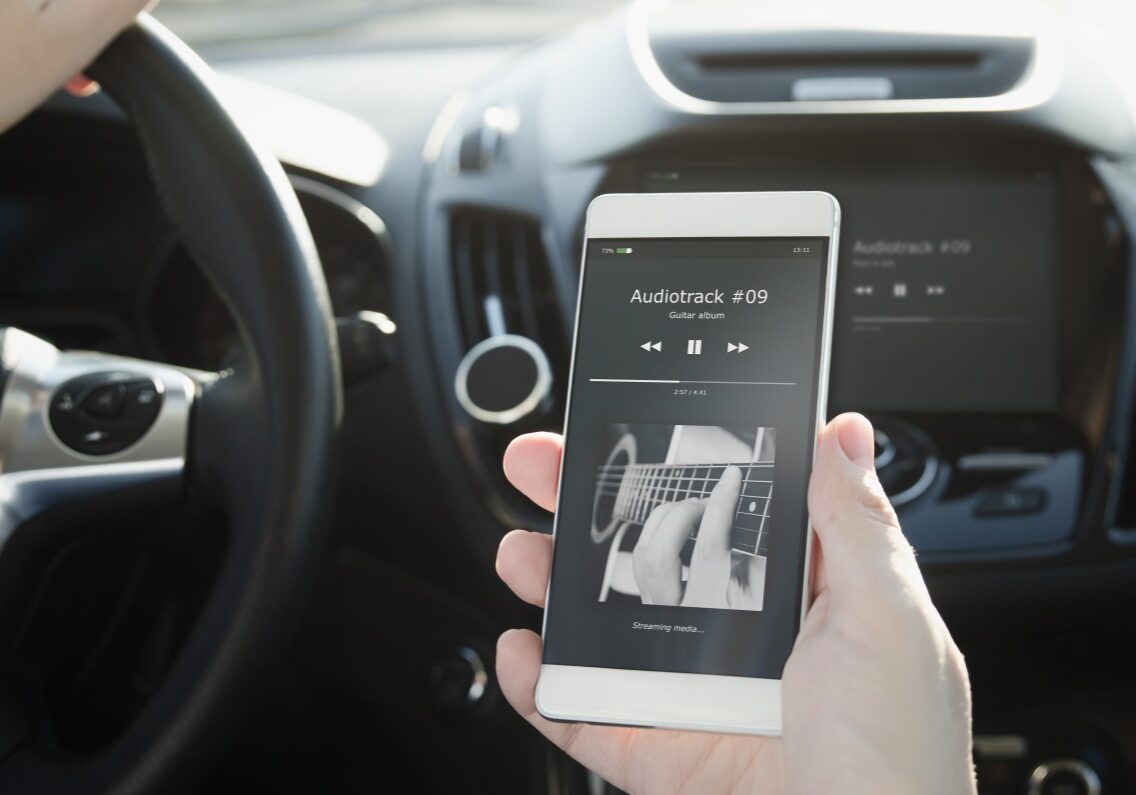 Playing Music in the Car Via a Smartphone