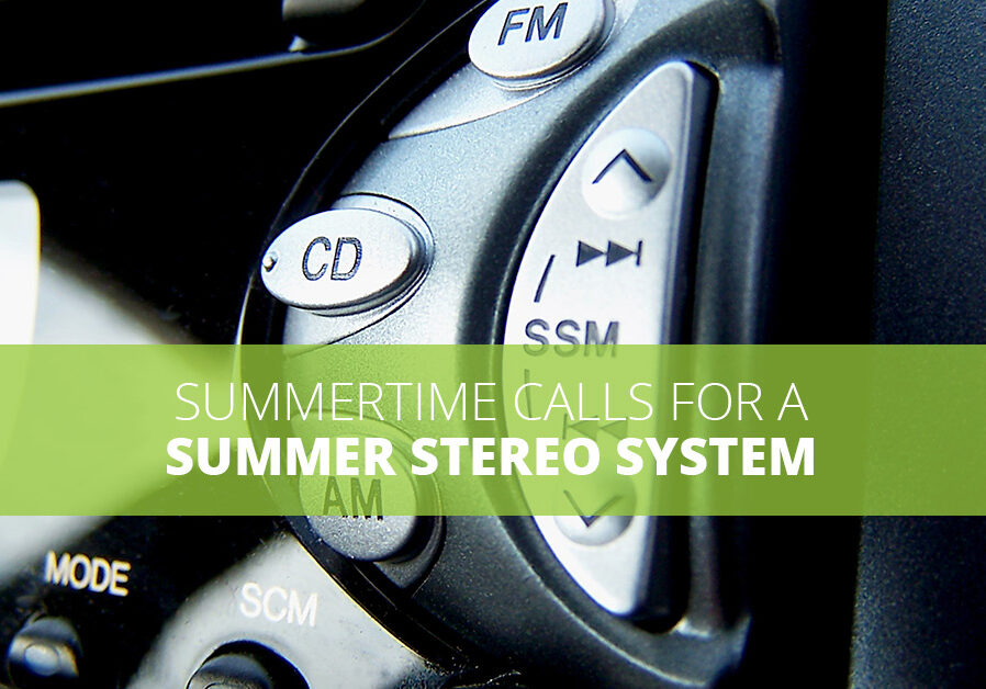 Summer Stereo System Banner