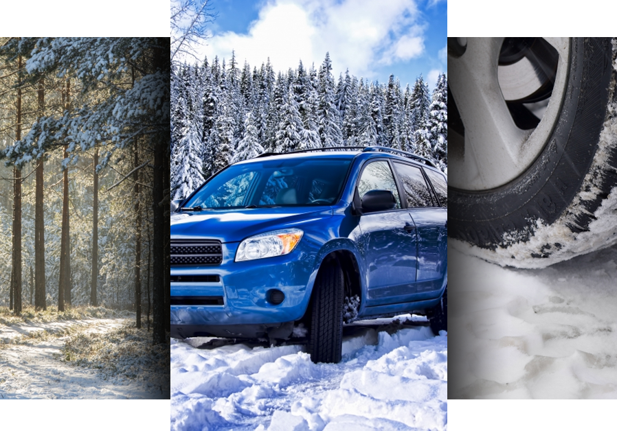 Snow Driving Triptych