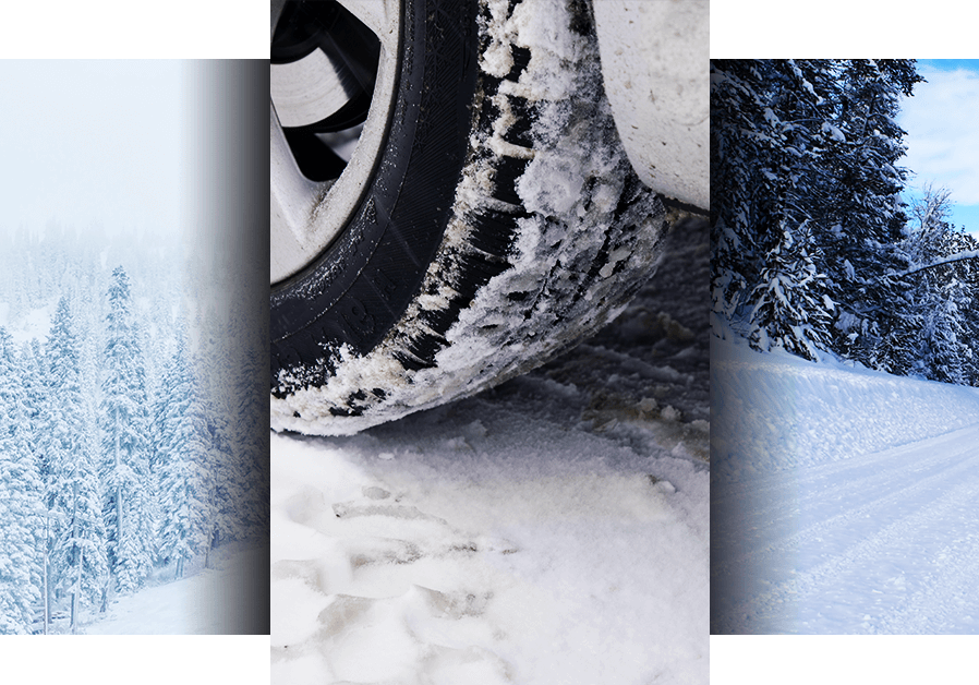 Snow Driving Triptych