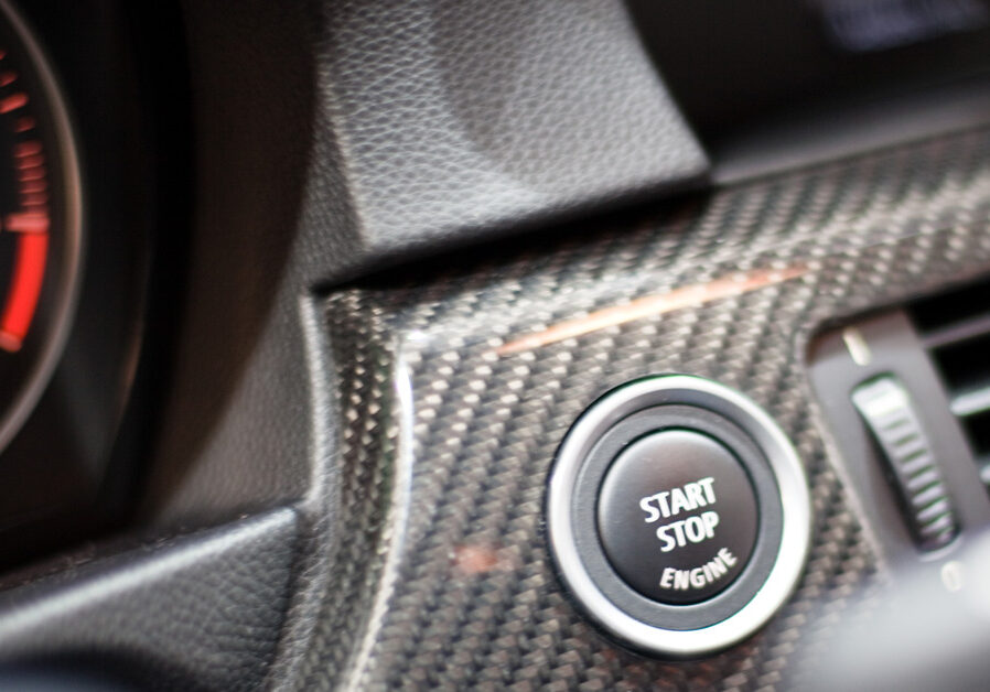 Ignition Button on Dashboard